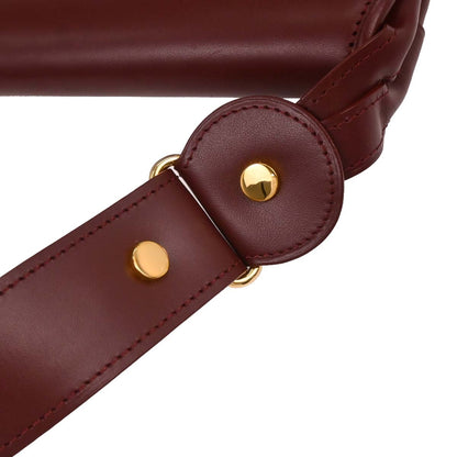 Cartier Bordeaux Leather Handbag