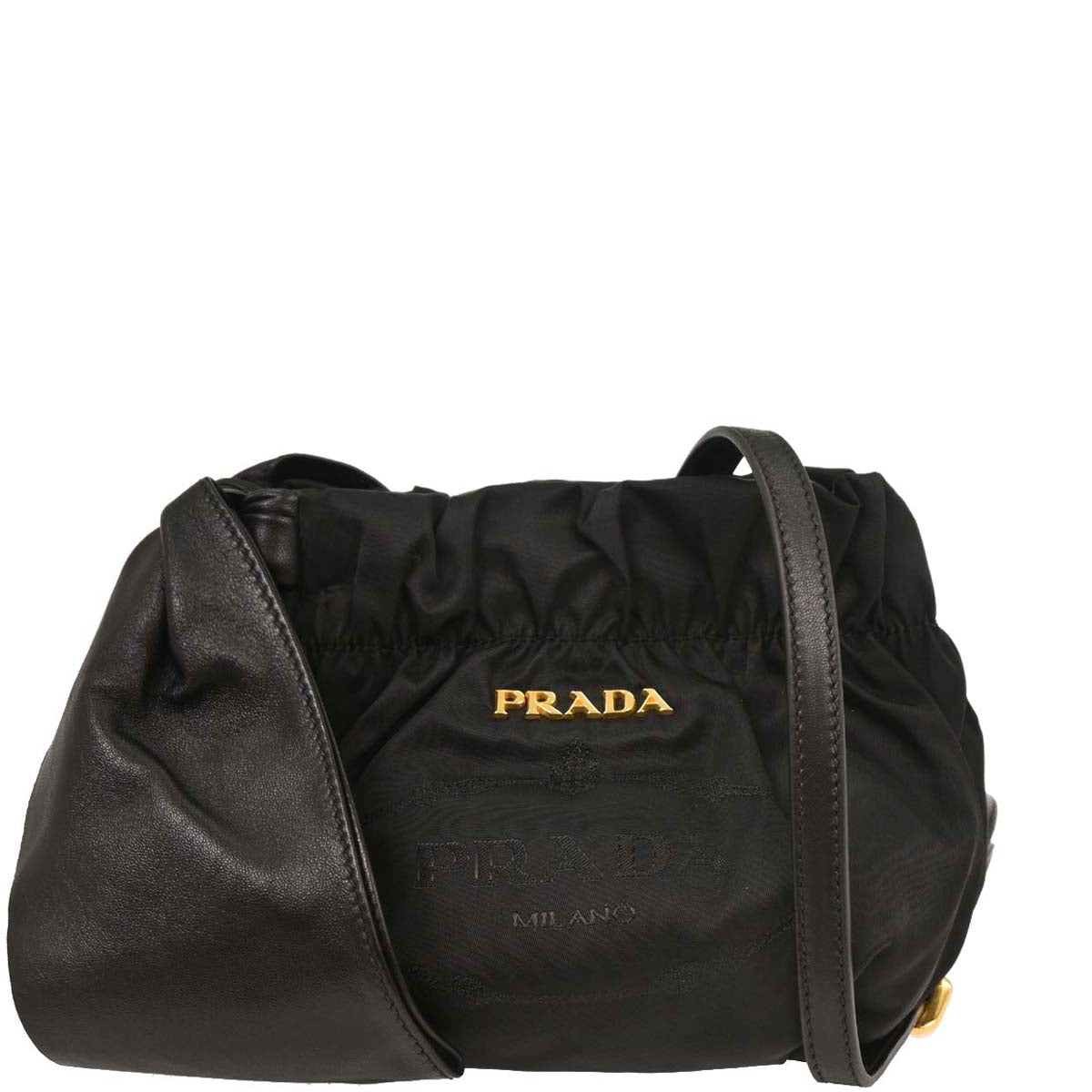 Prada Black Nylon Shoulder Bag