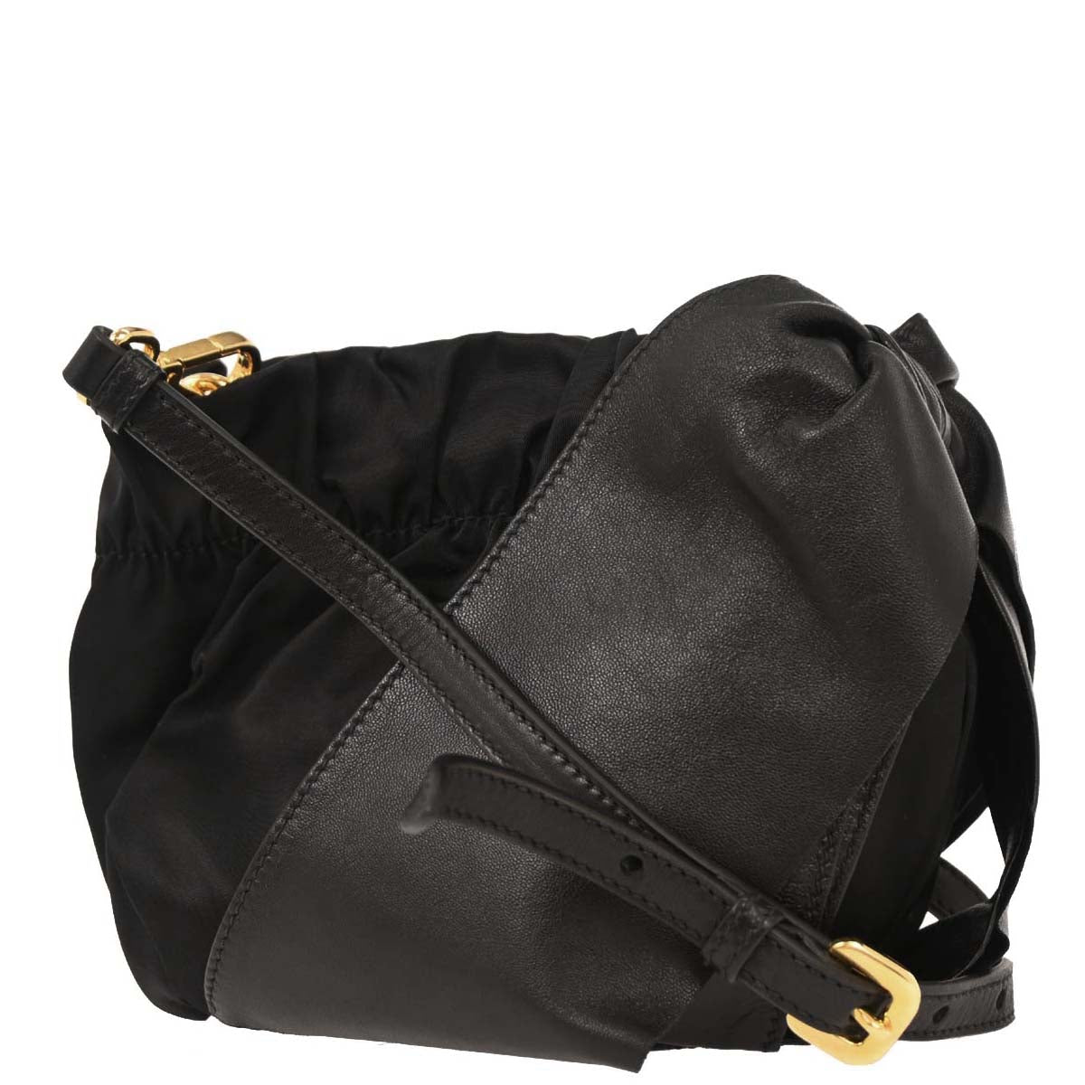 Prada Black Nylon Shoulder Bag
