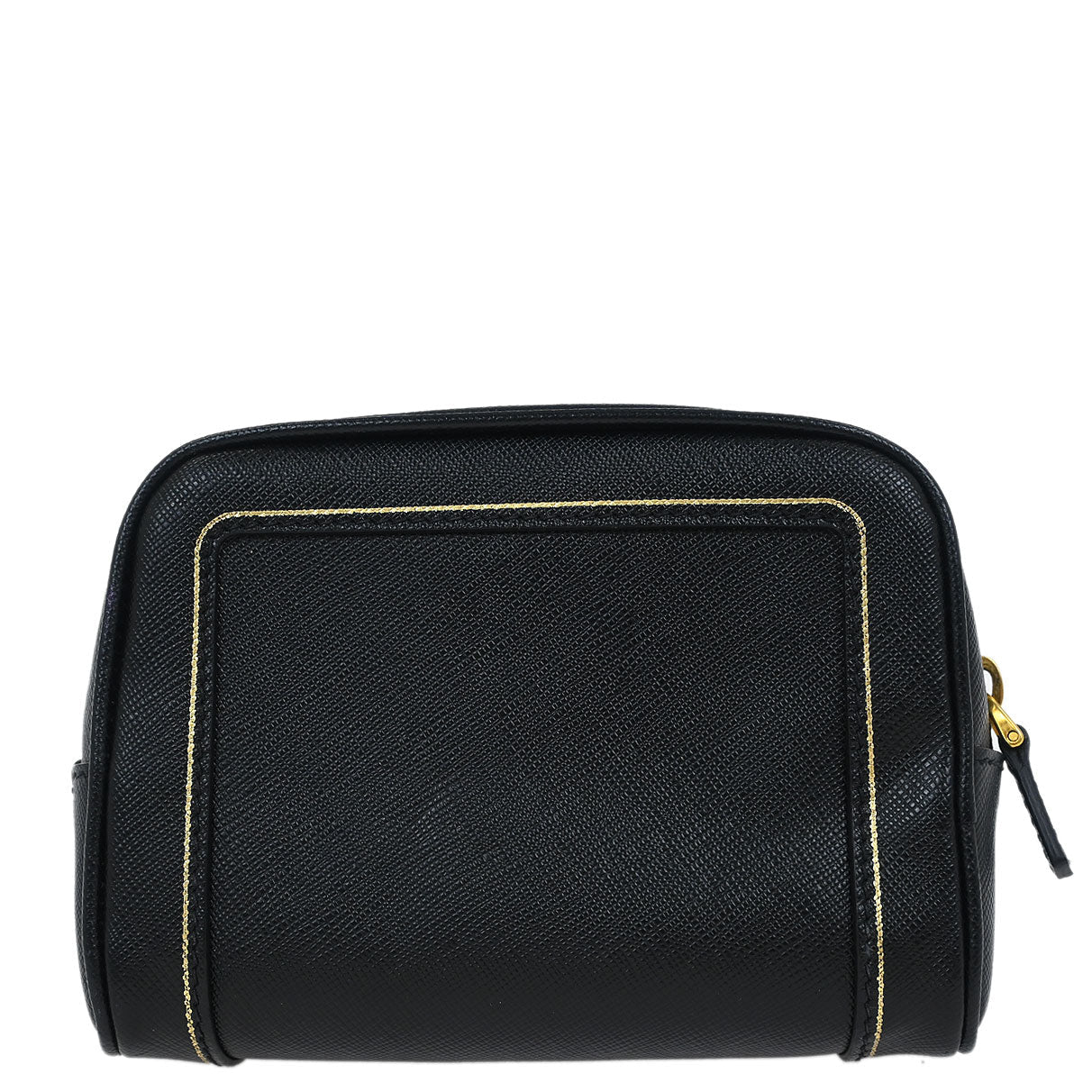Prada Black Leather Pouch