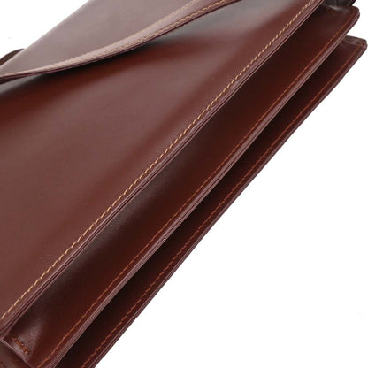 Cartier Bordeaux Leather Shoulder Bag