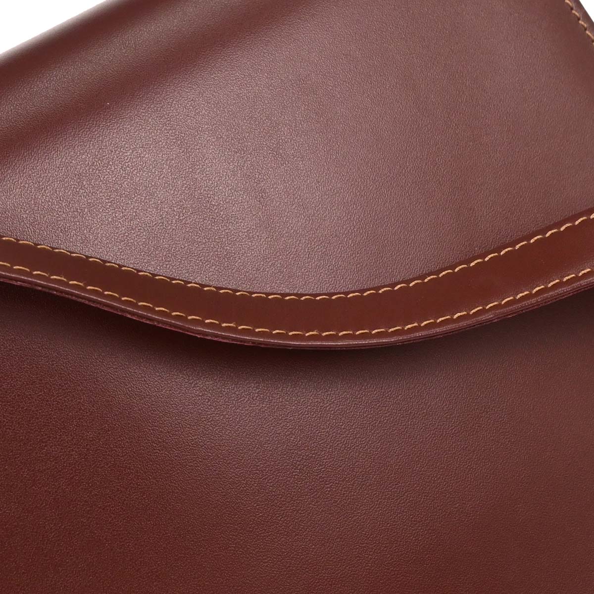 Cartier Bordeaux Leather Shoulder Bag