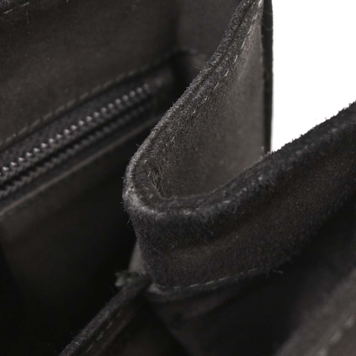 Salvatore Ferragamo Black Suede Gancini 2way Shoulder Handbag