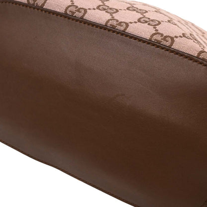 Gucci Beige Canvas GG Bucket Handbag