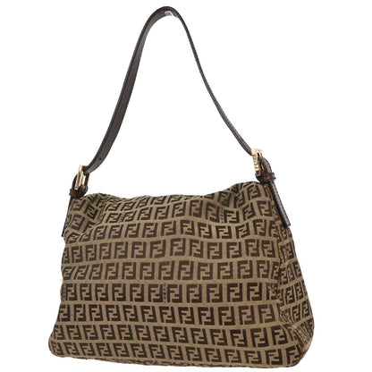 Fendi Brown Zucchino Mamma Baguette Handbag