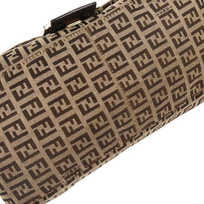 Fendi Brown Zucchino Mamma Baguette Handbag