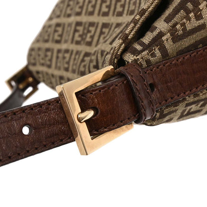 Fendi Brown Zucchino Mamma Baguette Handbag