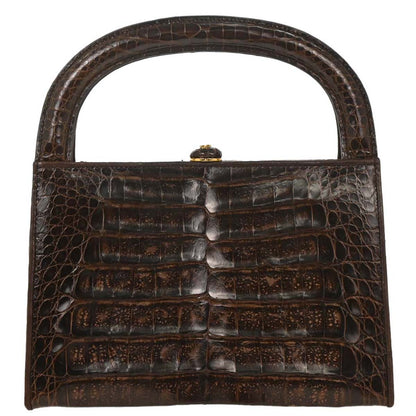 Chanel * Brown Crocodile Handbag
