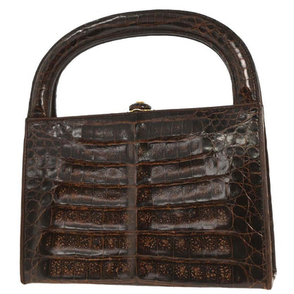 Chanel * Brown Crocodile Handbag