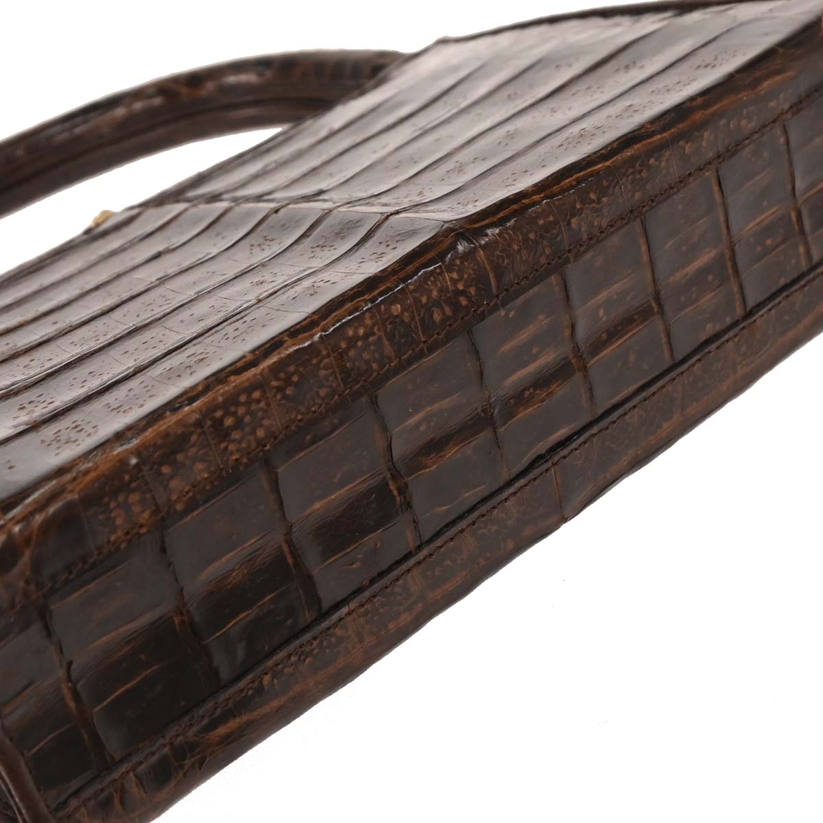 Chanel * Brown Crocodile Handbag