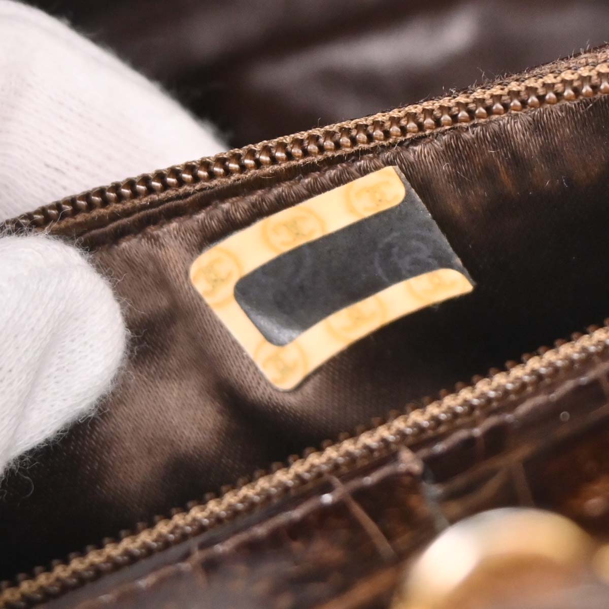 Chanel * Brown Crocodile Handbag