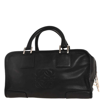 Loewe Black Leather Amazona 28 Handbag