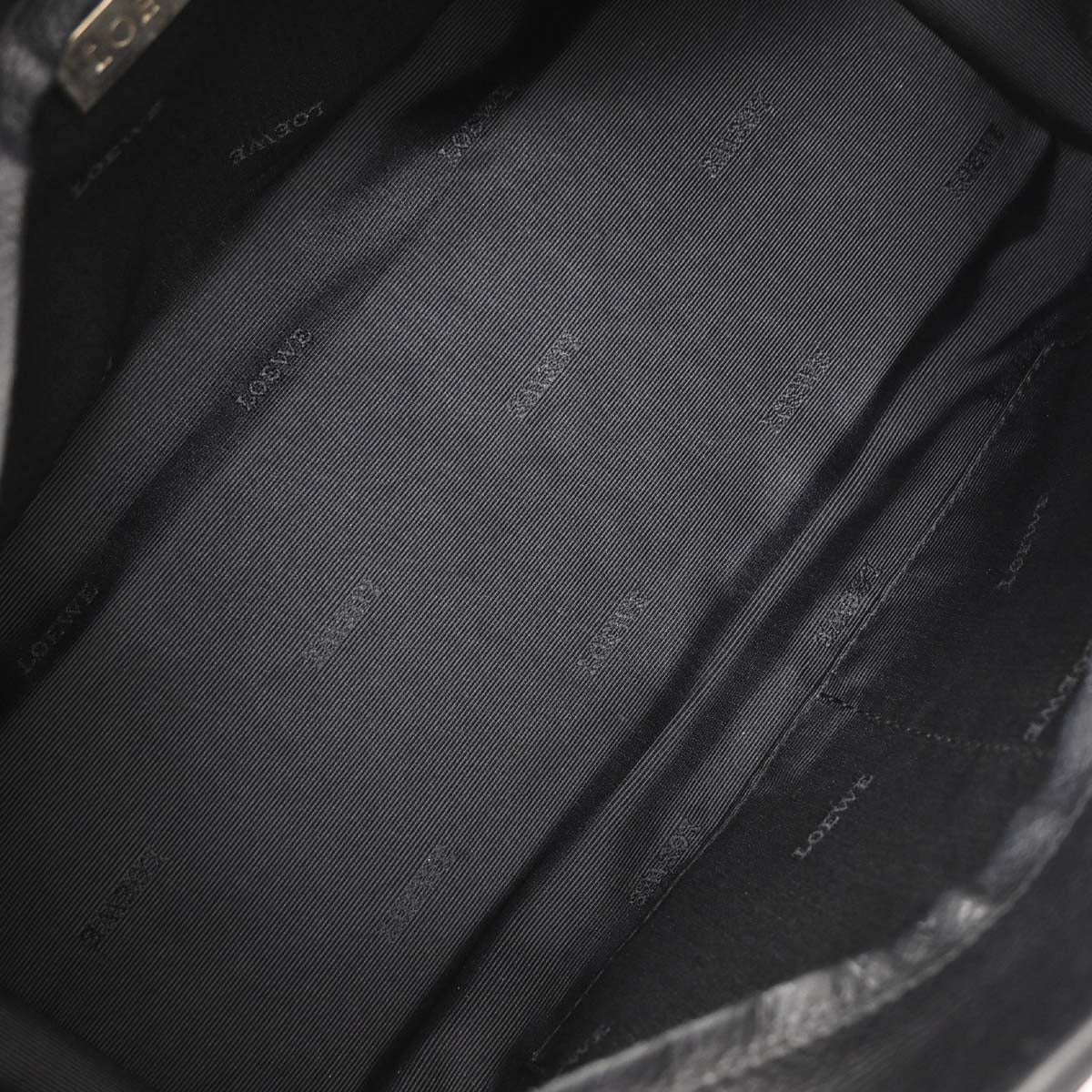 Loewe Black Leather Amazona 28 Handbag