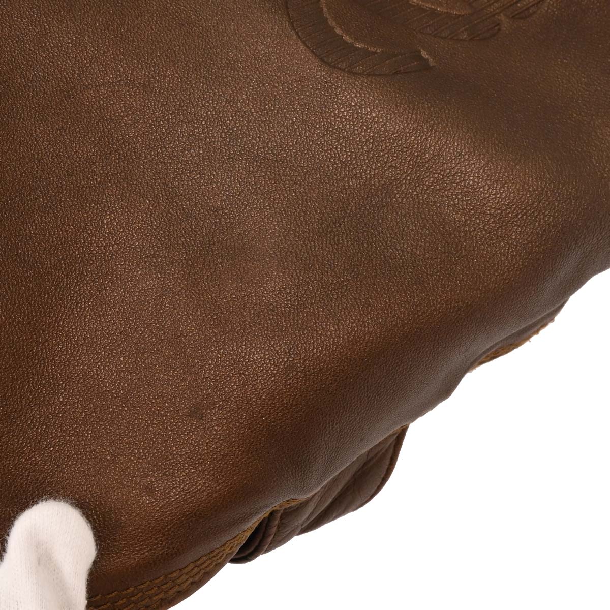 Loewe Brown Lambskin Nappa Aire Tote Handbag