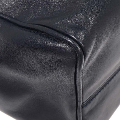 Loewe Navy Leather Handbag