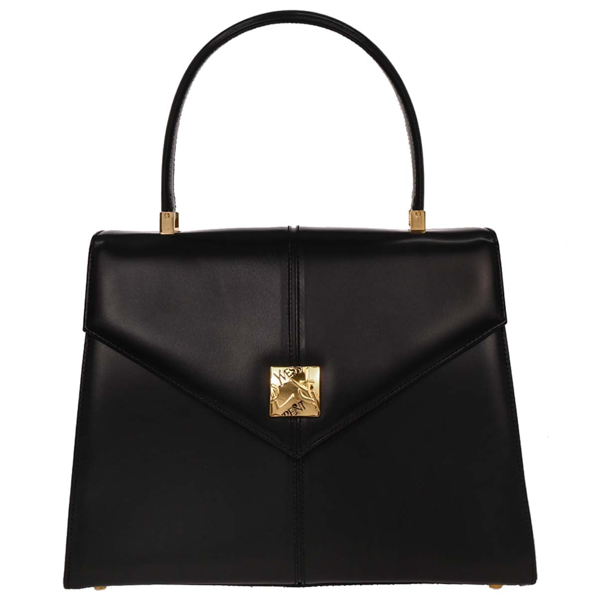 Yves Saint Laurent Black Leather Handbag
