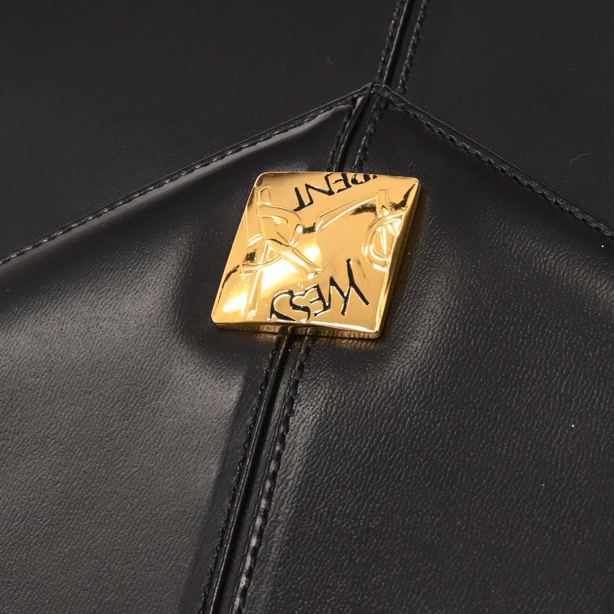 Yves Saint Laurent Black Leather Handbag