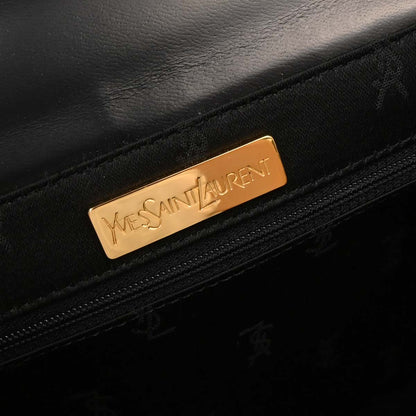 Yves Saint Laurent Black Leather Handbag