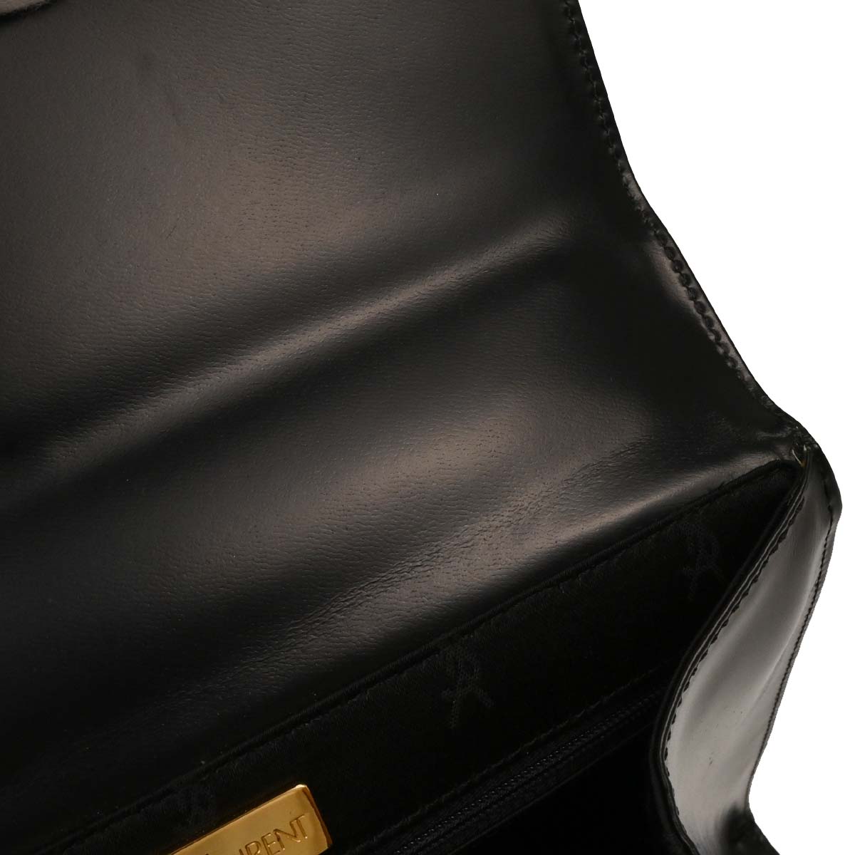 Yves Saint Laurent Black Leather Handbag