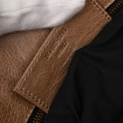 Balenciaga Beige Leather Folk Shoulder Bag