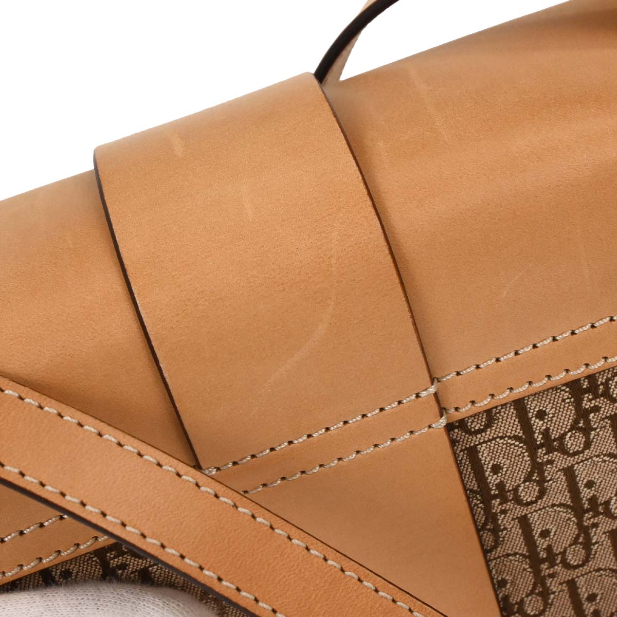 Christian Dior Beige Trotter Shoulder Bag