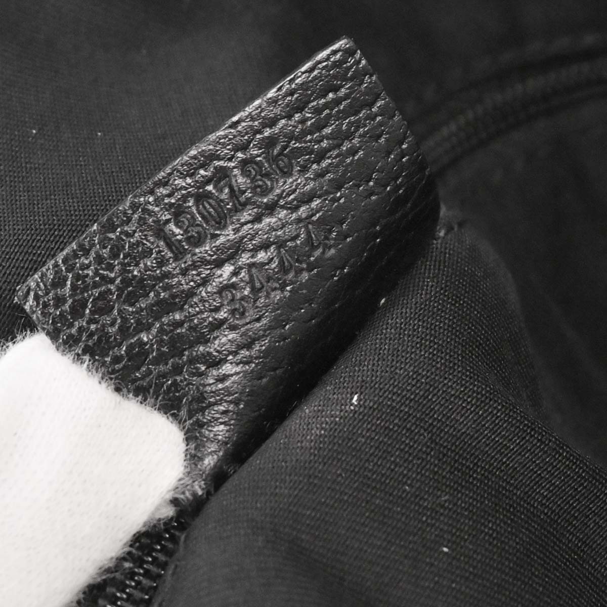 Gucci Black Canvas GG Hobo Handbag