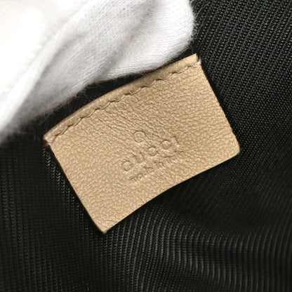 Gucci Beige Canvas GG Pouch Handbag