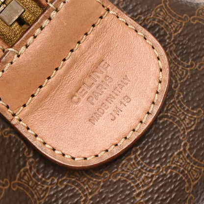 Celine Brown Macadam 2way Shoulder Handbag