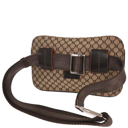 Celine * Brown Macadam Belt Bum Bag
