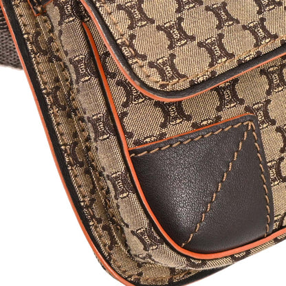 Celine * Brown Macadam Belt Bum Bag