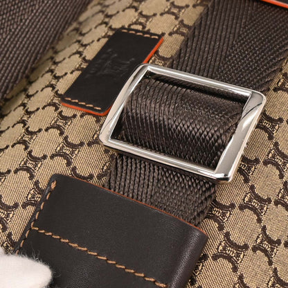 Celine * Brown Macadam Belt Bum Bag