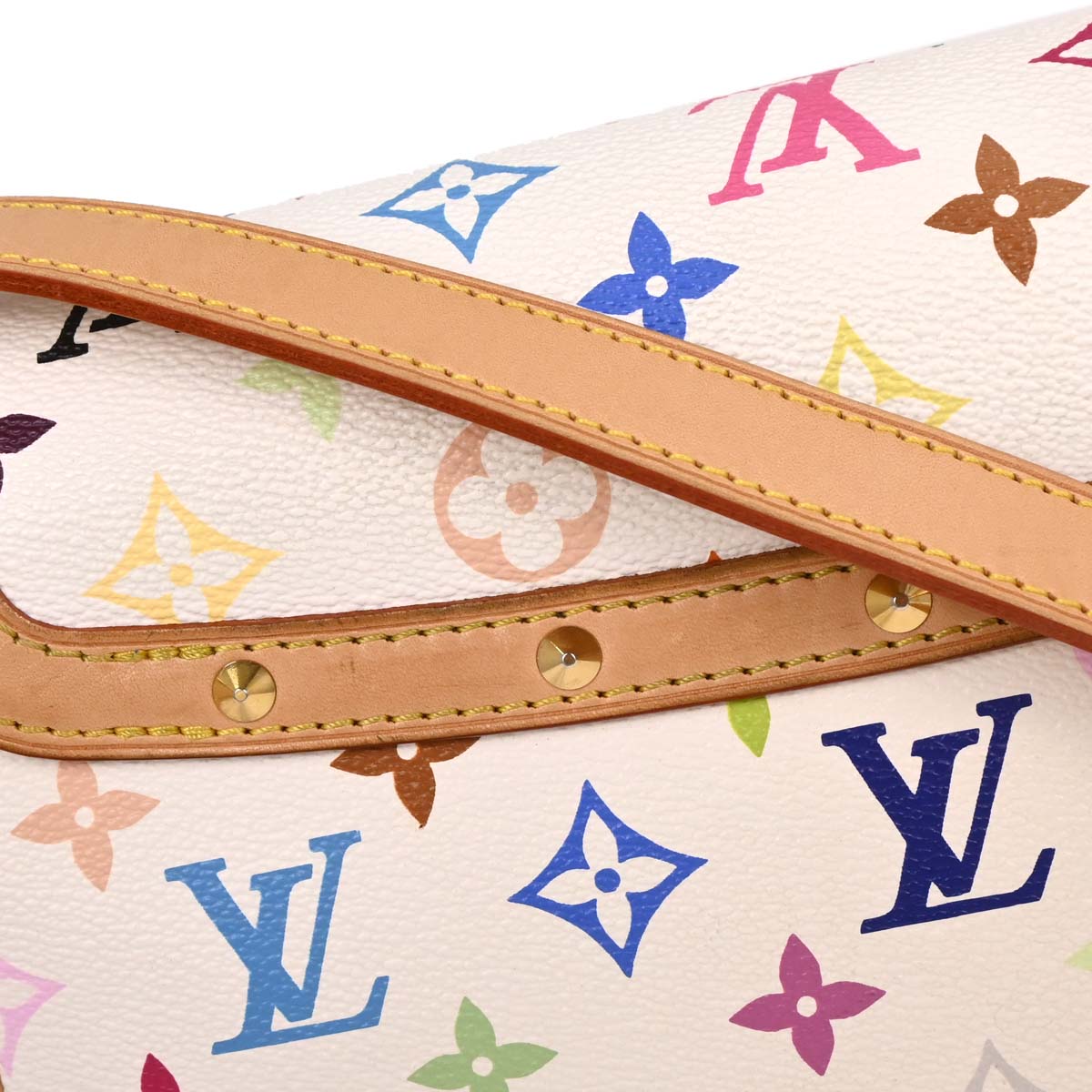 Louis Vuitton White Monogram Multicolor Sologne M92661