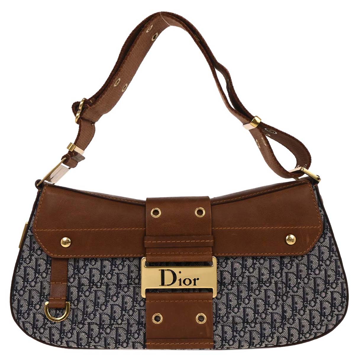 Christian Dior 2002 Brown Street Chic Columbus Shoulder Bag