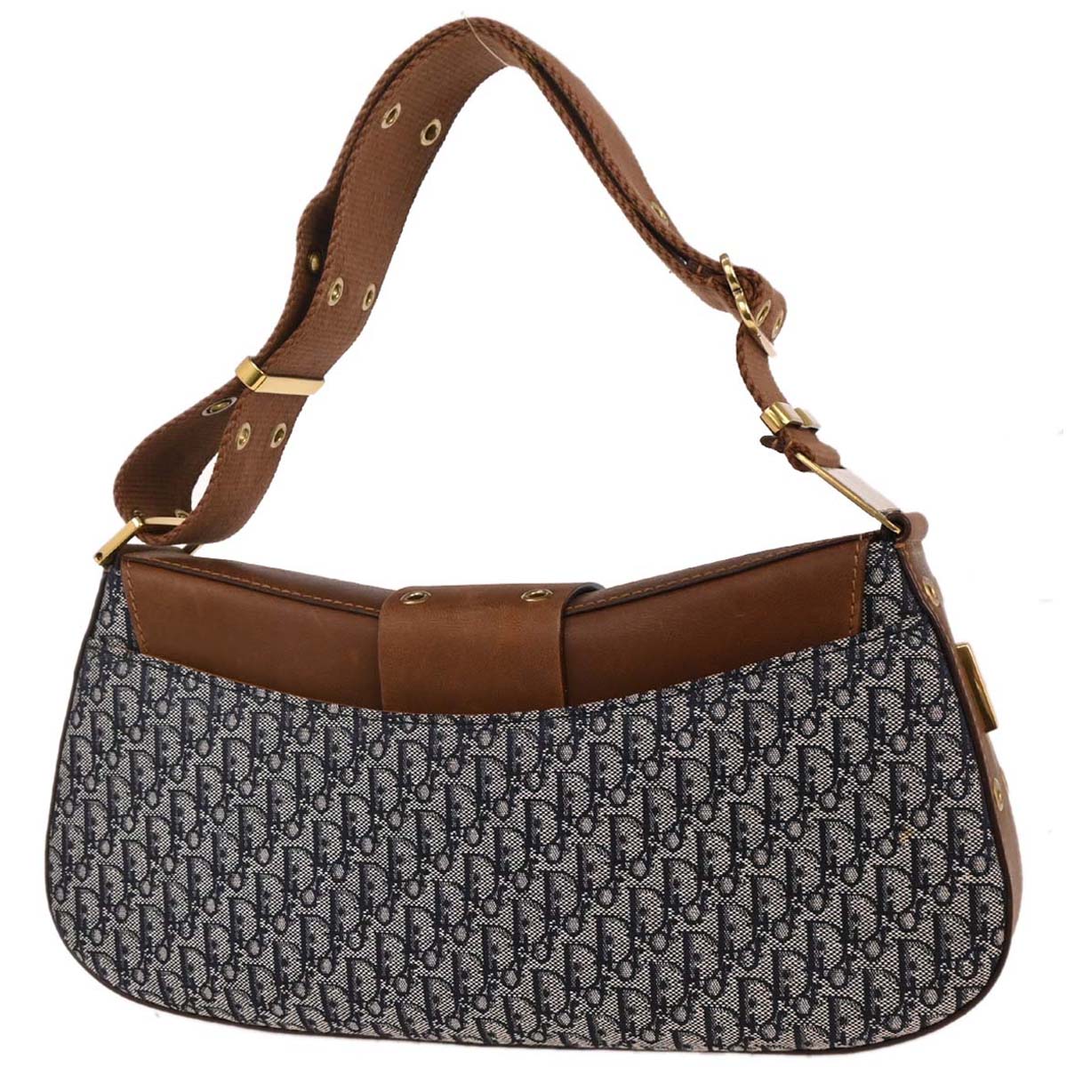 Christian Dior 2002 Brown Street Chic Columbus Shoulder Bag