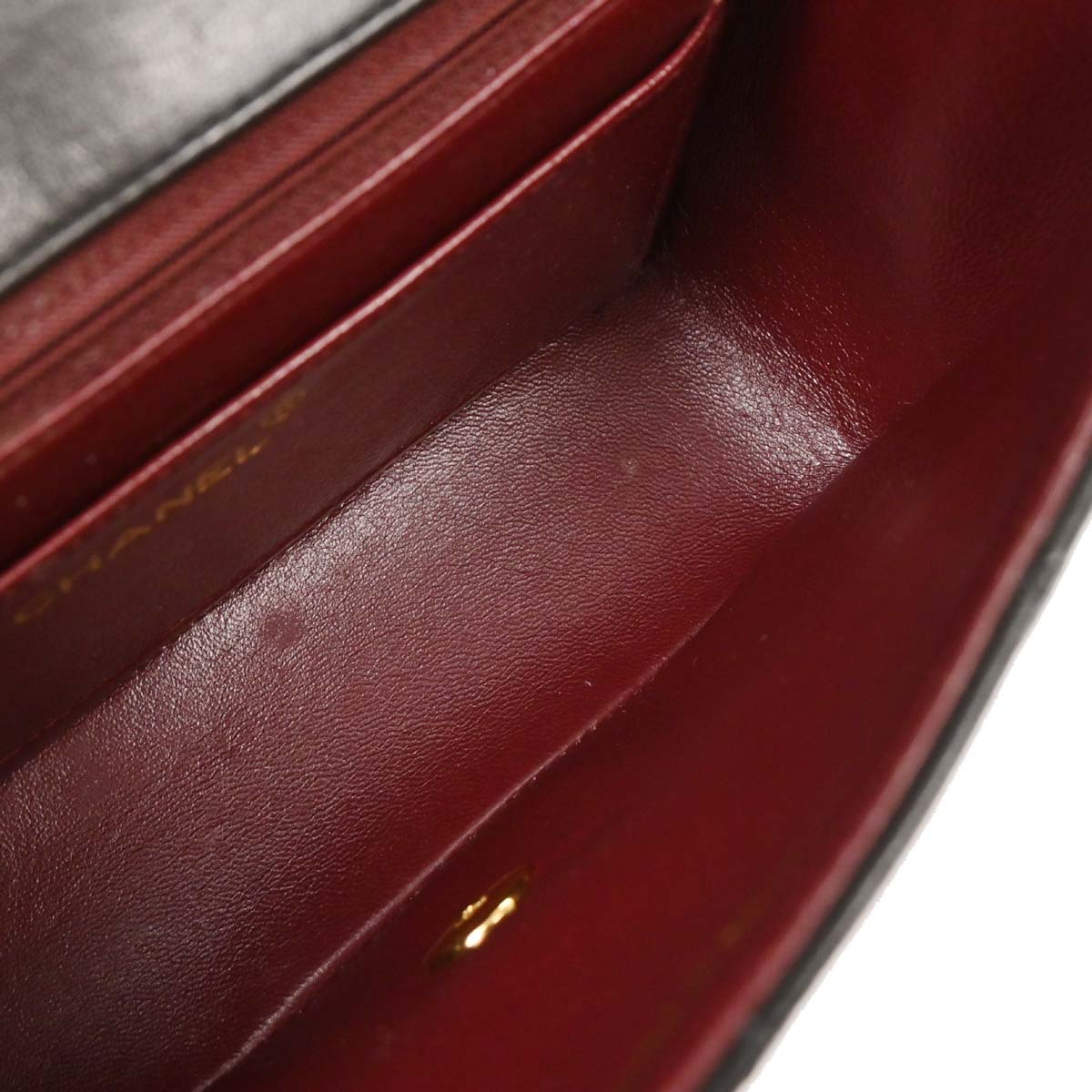 Chanel 1994-1996 Black Lambskin Small Diana Shoulder Bag