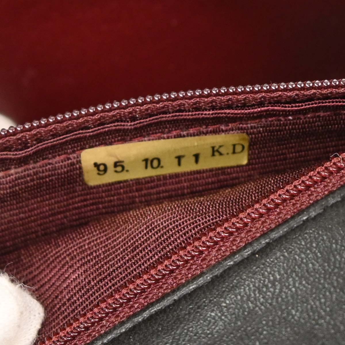 Chanel 1994-1996 Black Lambskin Small Diana Shoulder Bag