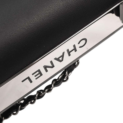 Chanel 2018-2019 Black Lambskin Trendy CC Top Handle 2way Shoulder Handbag