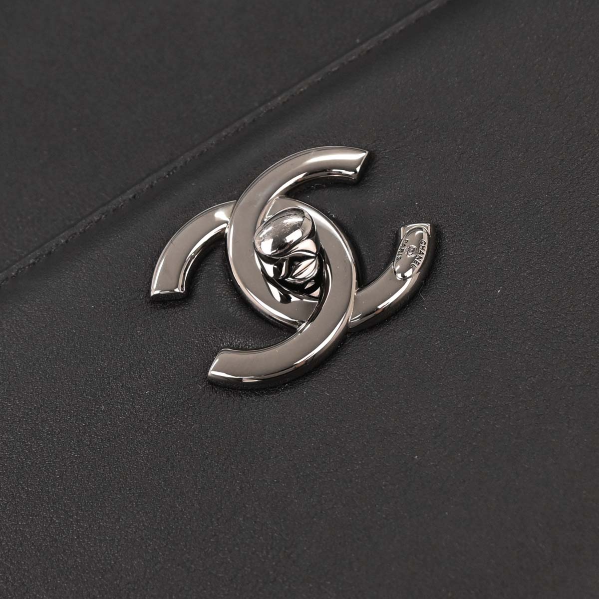 Chanel 2018-2019 Black Lambskin Trendy CC Top Handle 2way Shoulder Handbag