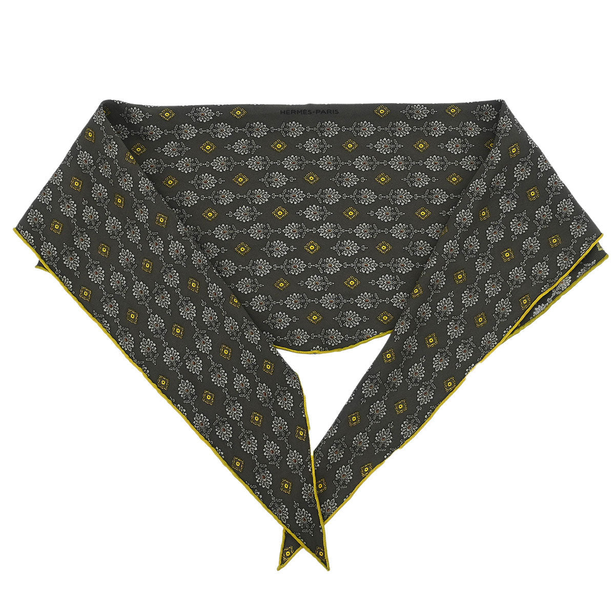 Hermes Scarf Brown Small Good