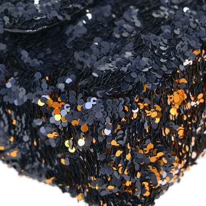 Chanel 2018-2019 Navy Sequins Shoulder Bag