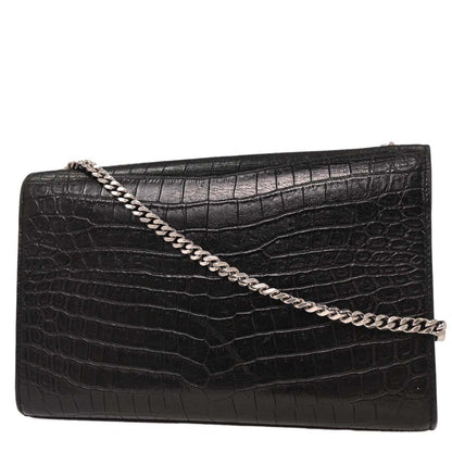 Saint Laurent * Black Leather Kate Shoulder Bag