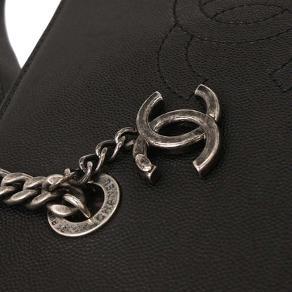 Chanel 2017 Black Caviar Urban Delight Tote Chain Handbag
