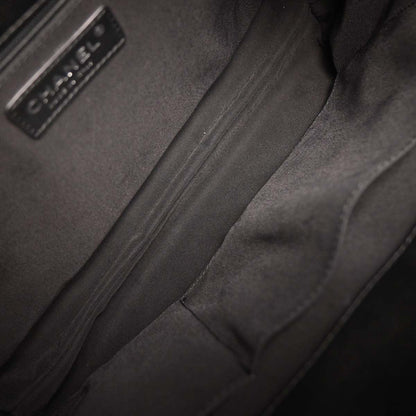 Chanel 2017 Black Caviar Urban Delight Tote Chain Handbag