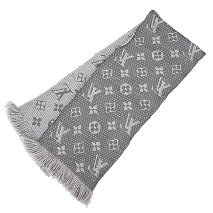 Louis Vuitton Eschalp Logo Mania Shawl Stole M74742 Small Good