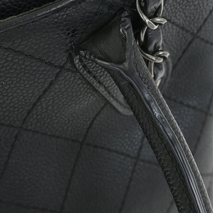 Chanel 2016-2017 Black Caviar Urban Shopping Tote 2way Shoulder Handbag