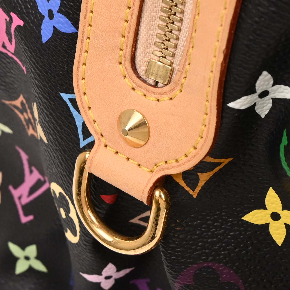 Louis Vuitton Black Multicolor Courtney GM Handbag M40261