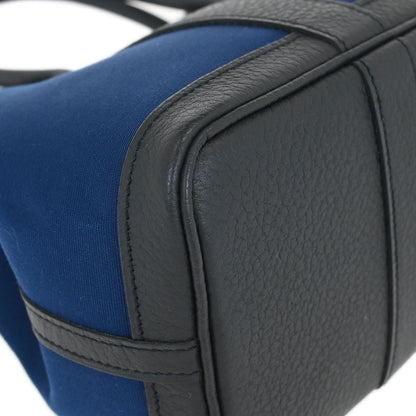 Hermes Navy Toile Officier Negonda Garden Party 30 TPM Tote Bag