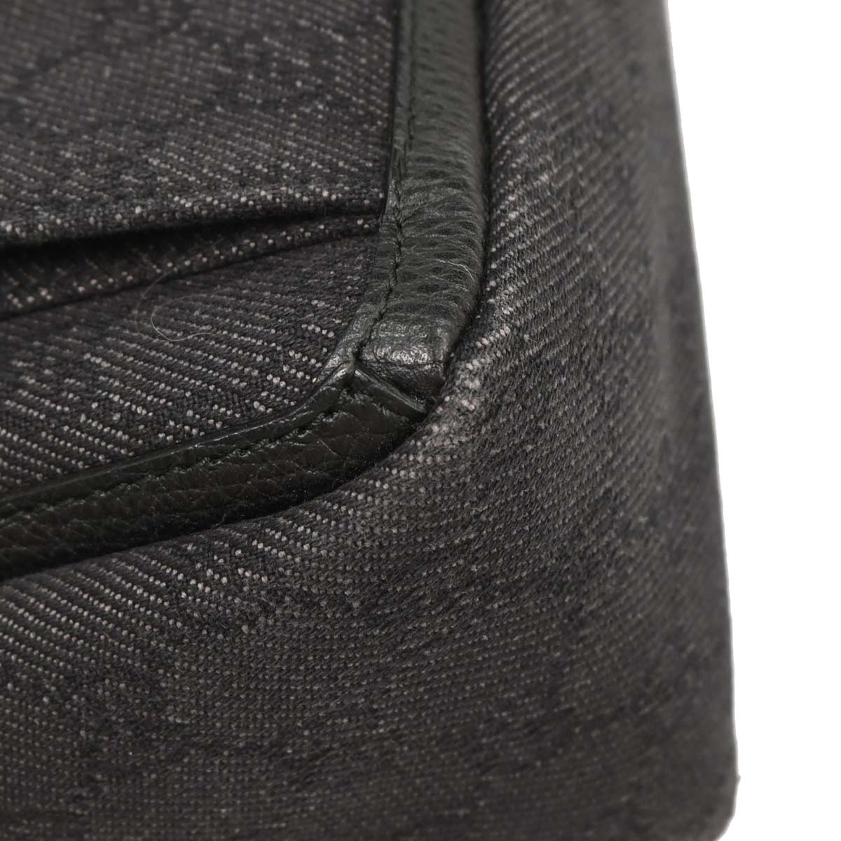 Gucci Black Canvas GG Tote Handbag