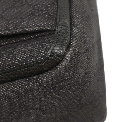Gucci Black Canvas GG Tote Handbag