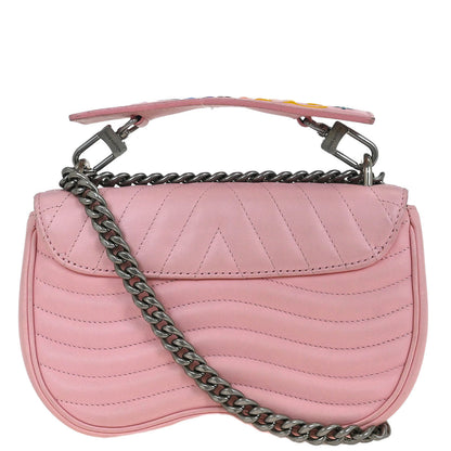 Louis Vuitton Pink Wave Chain Bag MM Shoulder Bag M51944